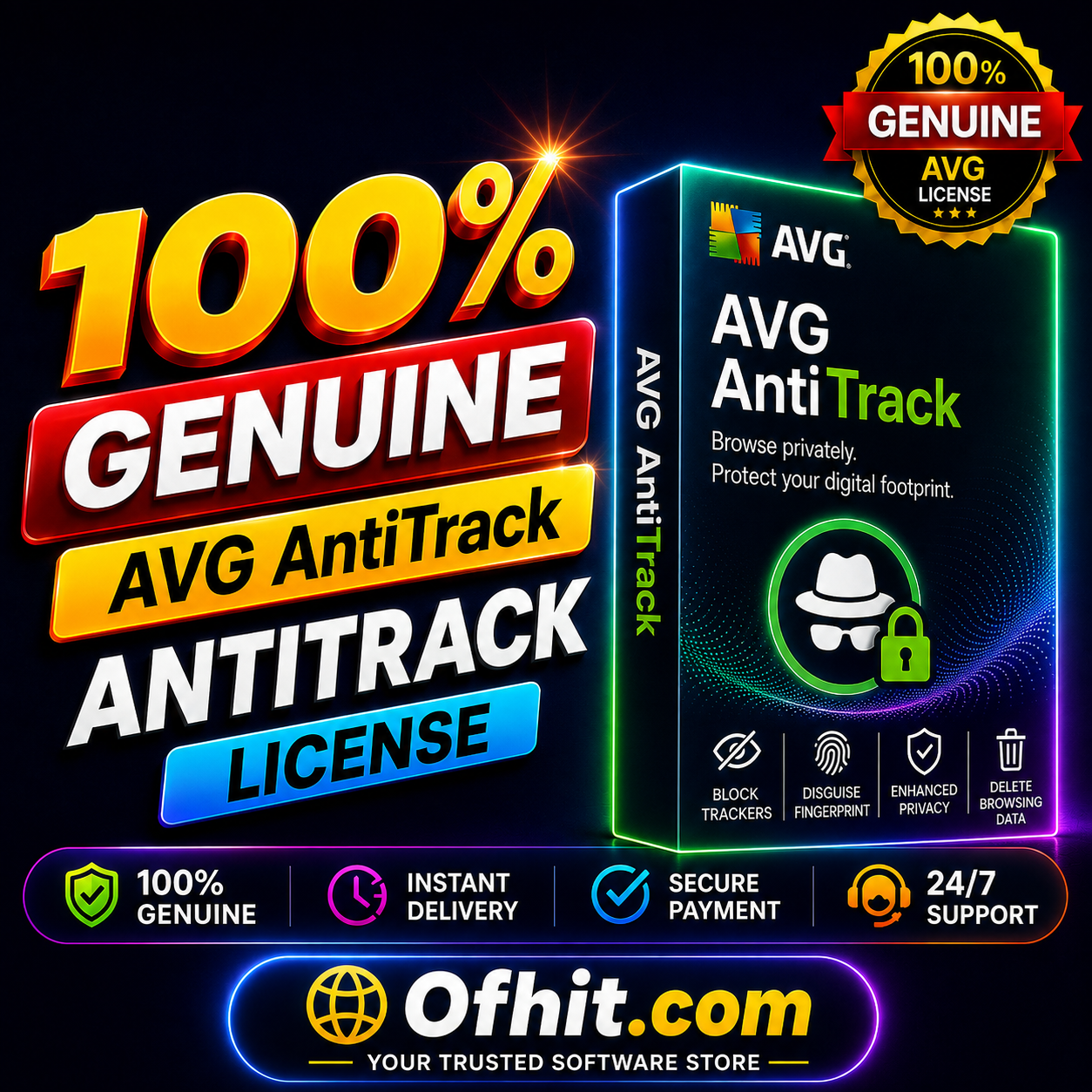 AVG AntiTrack License Key