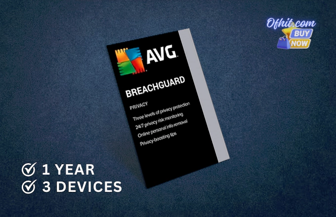 AVG BreachGuard - 3 Devices - 1 Year
