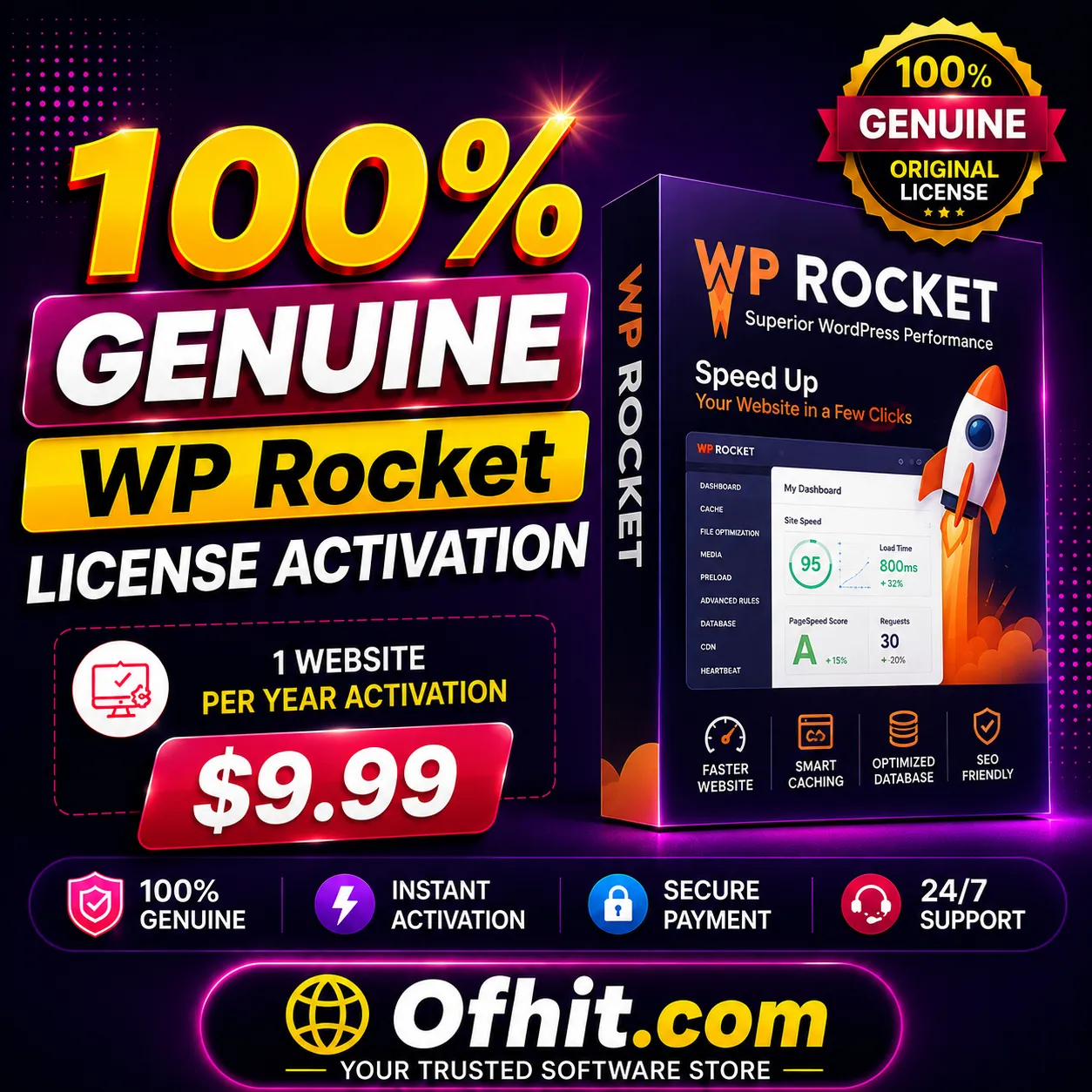 WP Rocket License Key Activation
