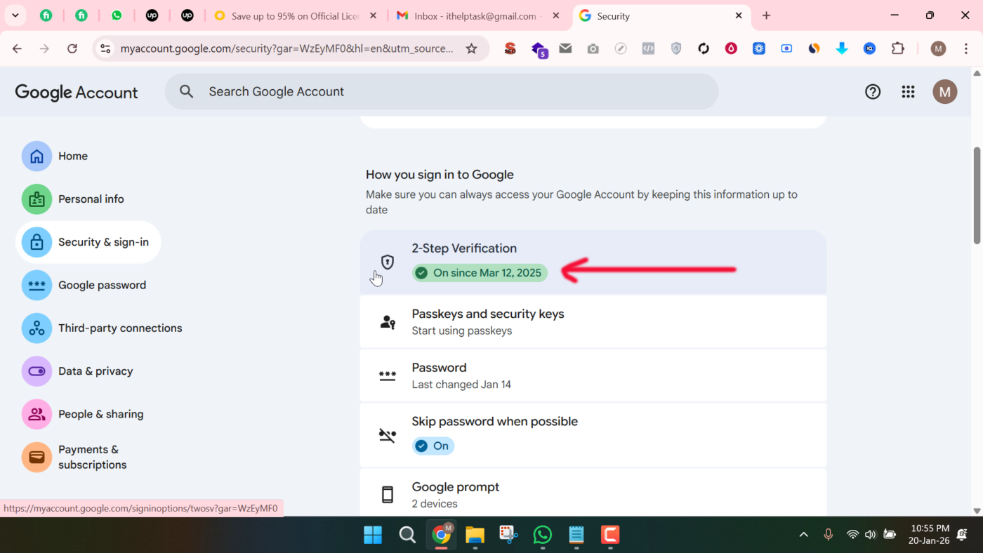 Gmail App Password