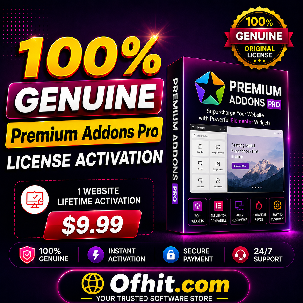 Premium Addons Pro License Key Activation