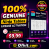 Ninja Tables License Key Activation