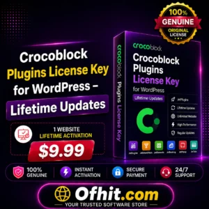 Crocoblock Plugins License Key for WordPress – Lifetime Updates