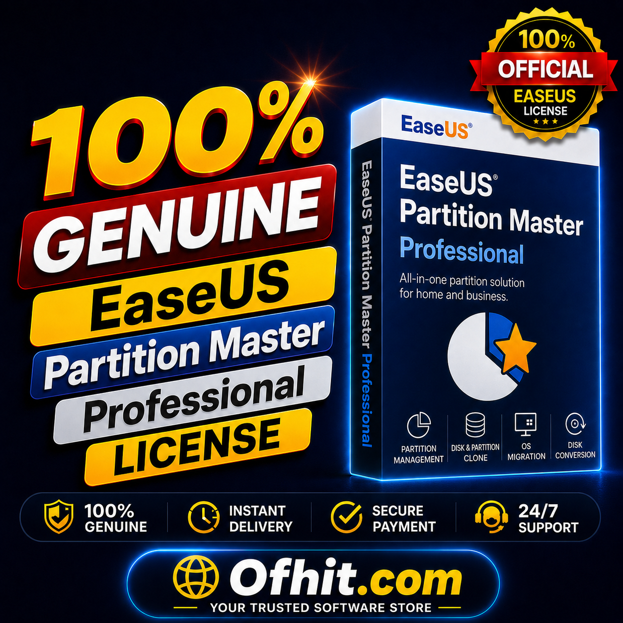 EaseUS Partition Master Professional License Key